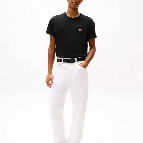 Tommy Jeans Tonal Tommy Badge T-Shirt - Black