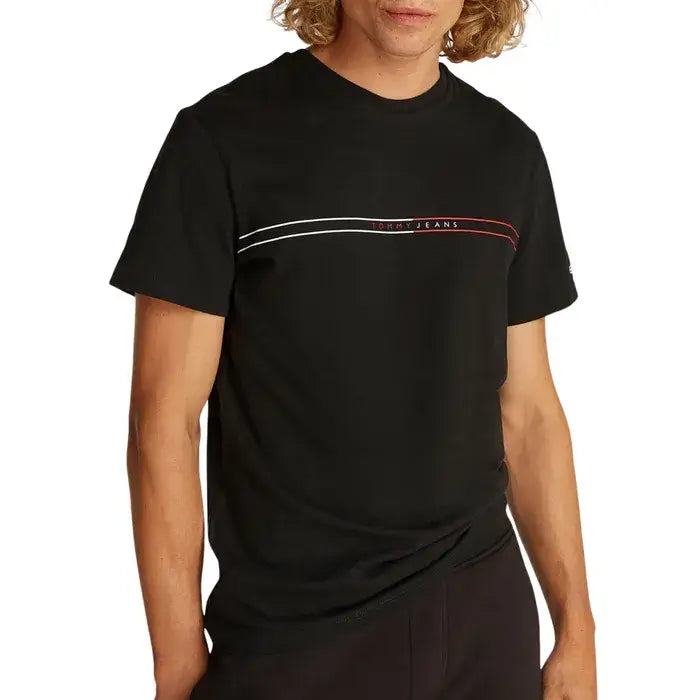 Tommy Jeans Slim Entry Graphic T-Shirt - Black