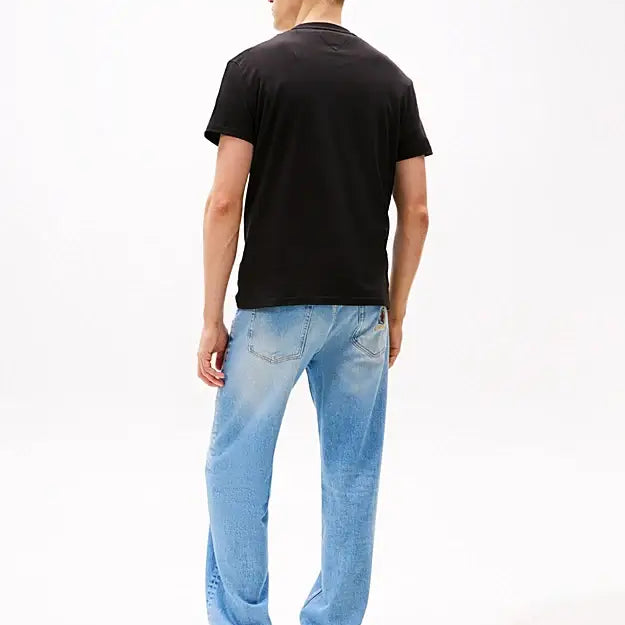 Tommy Hilfiger Graffiti Signature Logo T-Shirt - Black