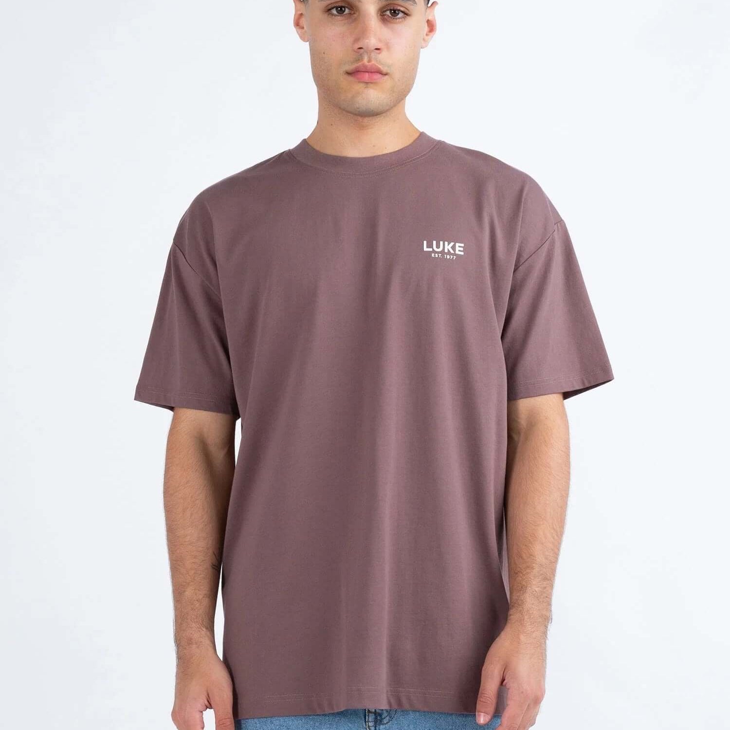 Luke 1977 Exquisite Relaxed Fit T-Shirt - Dark Mauva