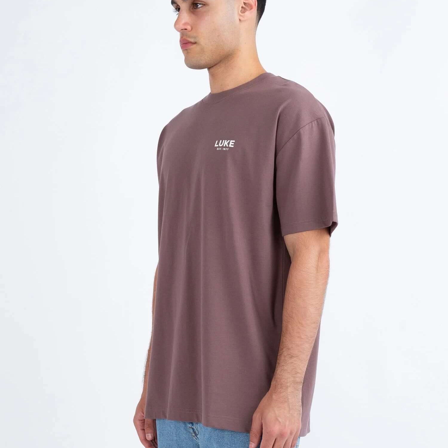 Luke 1977 Exquisite Relaxed Fit T-Shirt - Dark Mauva