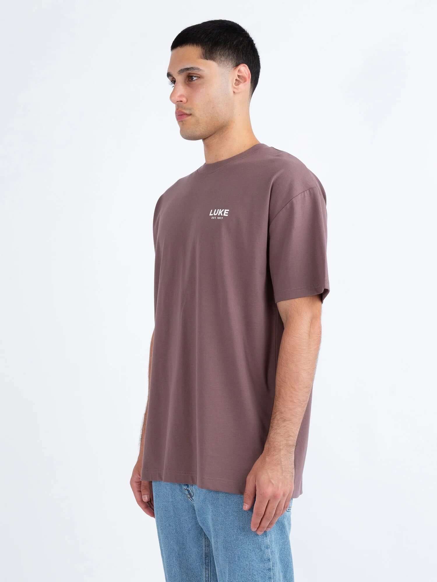 Luke 1977 Exquisite Relaxed Fit T-Shirt - Dark Mauva