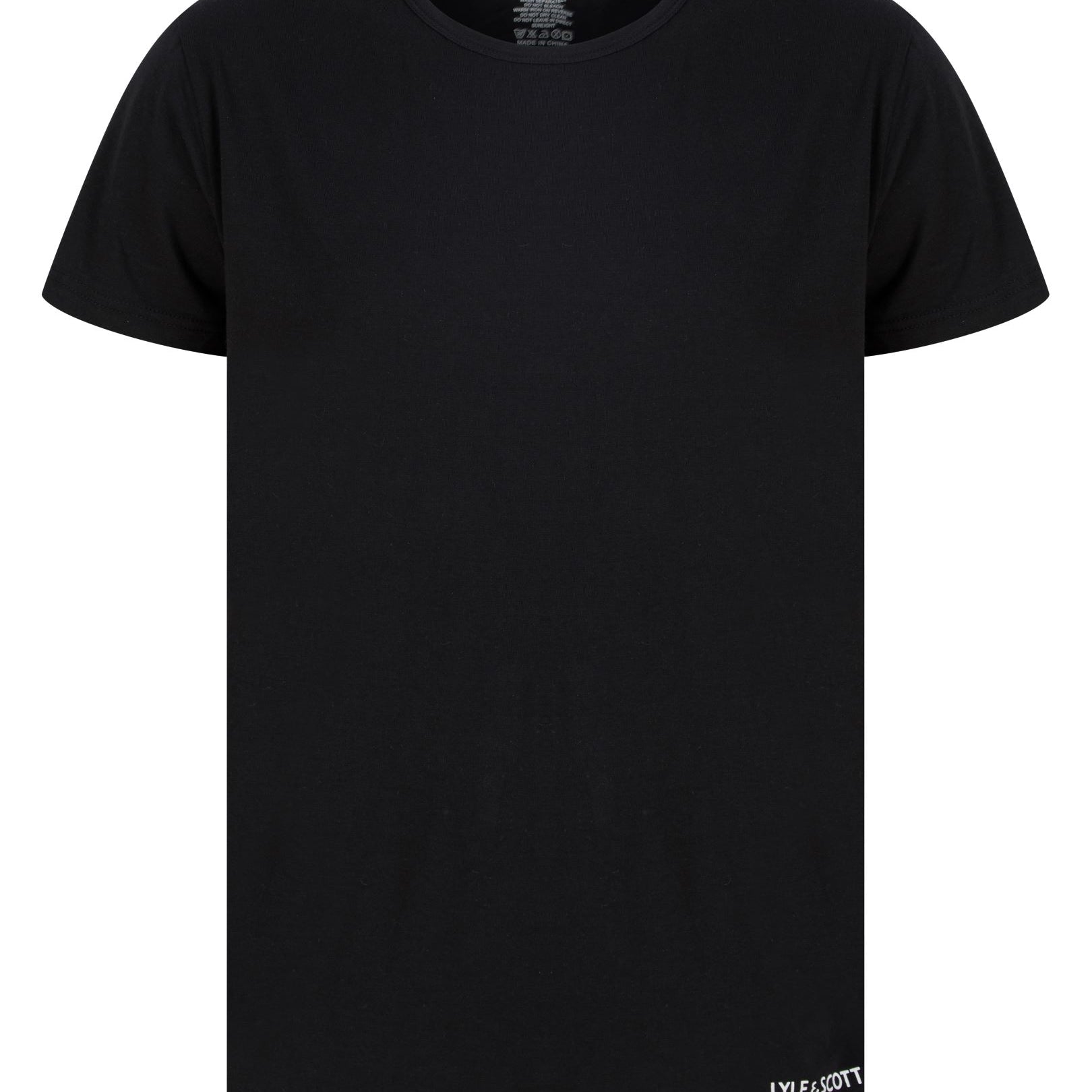 Lyle & Scott 3 Pack Elijah Cotton T Shirts - Black/Grey/Blue