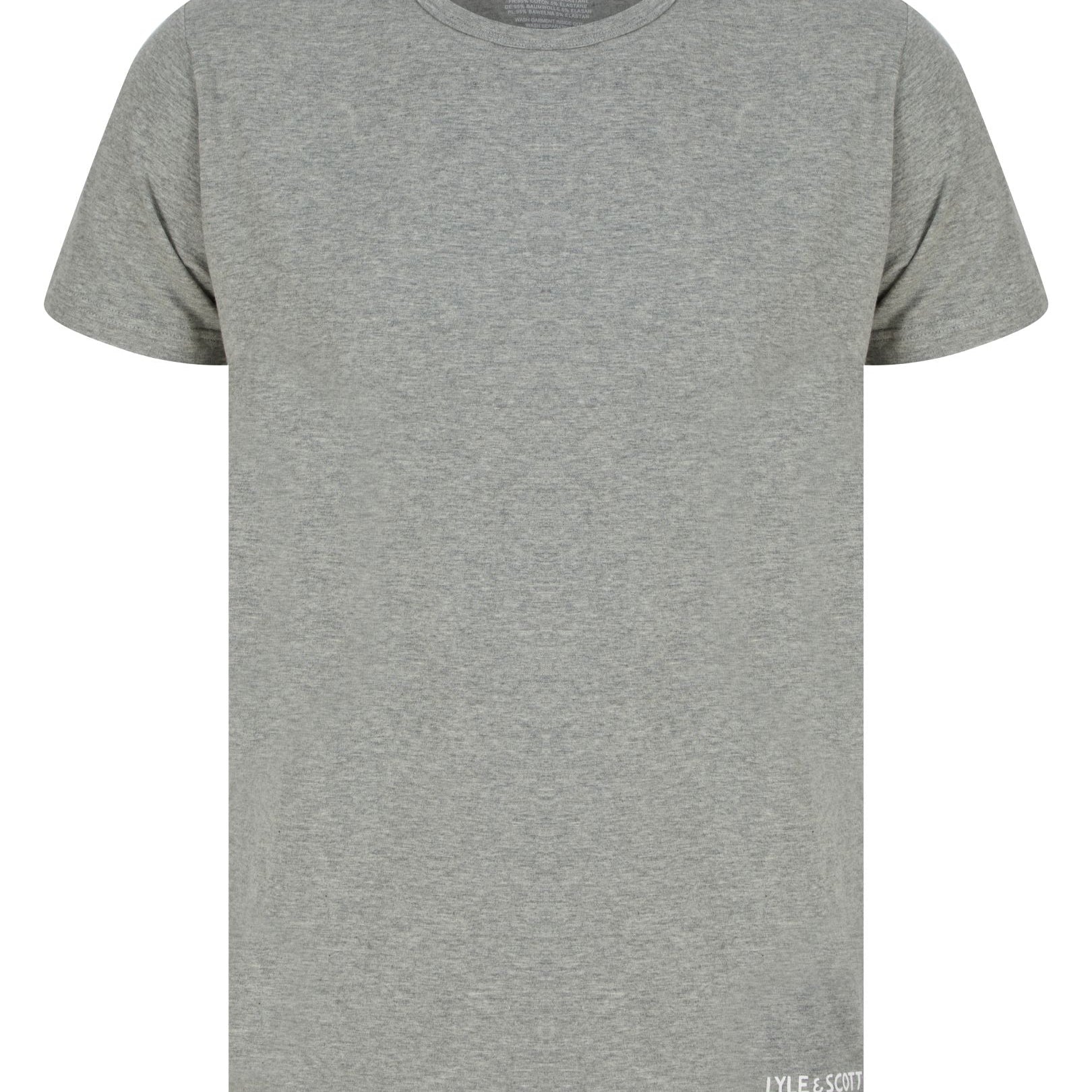 Lyle & Scott 3 Pack Elijah Cotton T Shirts - Black/Grey/Blue