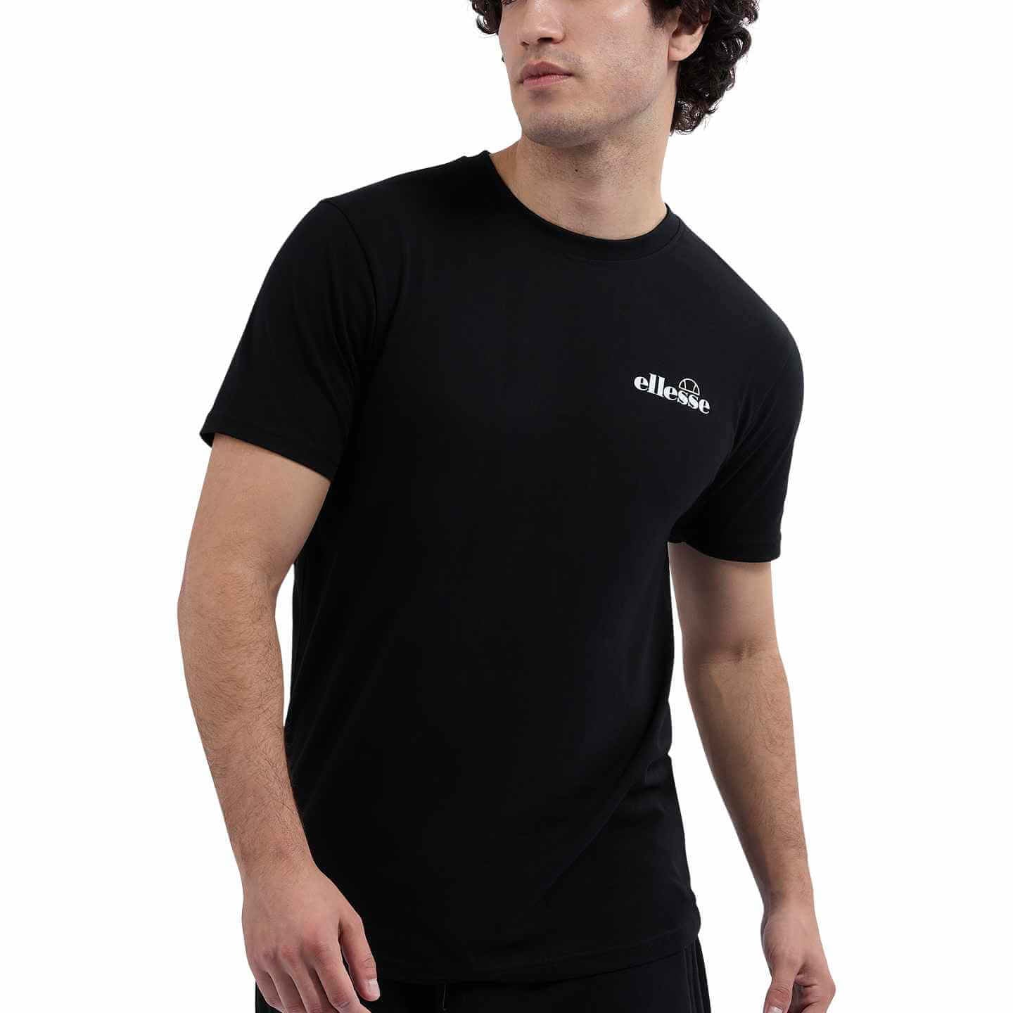 Ellesse Men's 3 Pack Azzini 100% Cotton T-Shirts - Black
