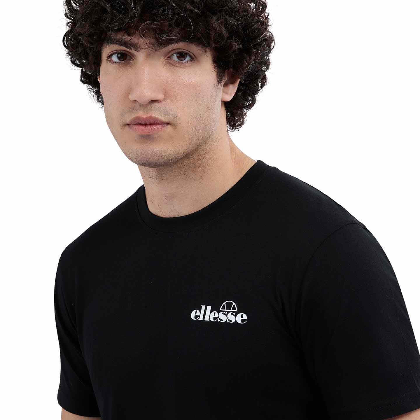 Ellesse Men's 3 Pack Azzini 100% Cotton T-Shirts - Black / White / Grey