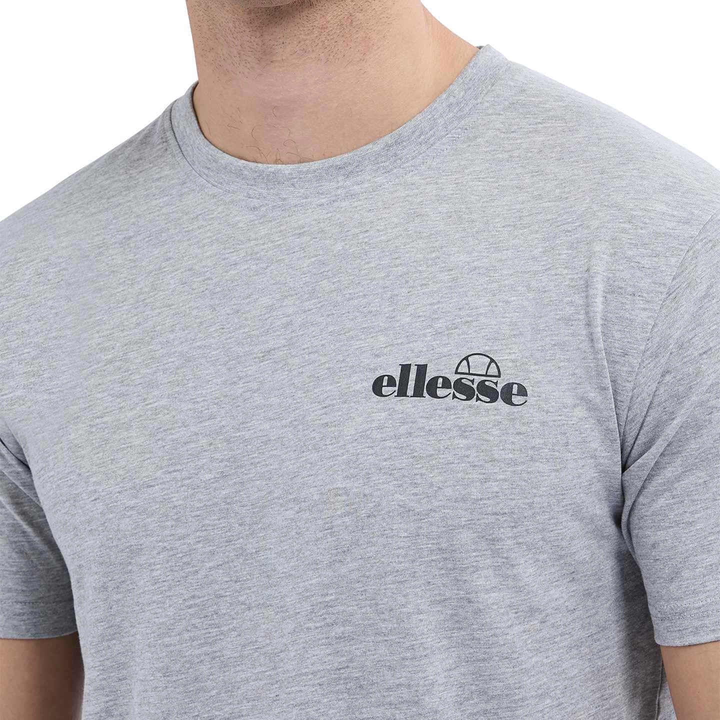 Ellesse Men's 3 Pack Azzini 100% Cotton T-Shirts - Black / White / Grey