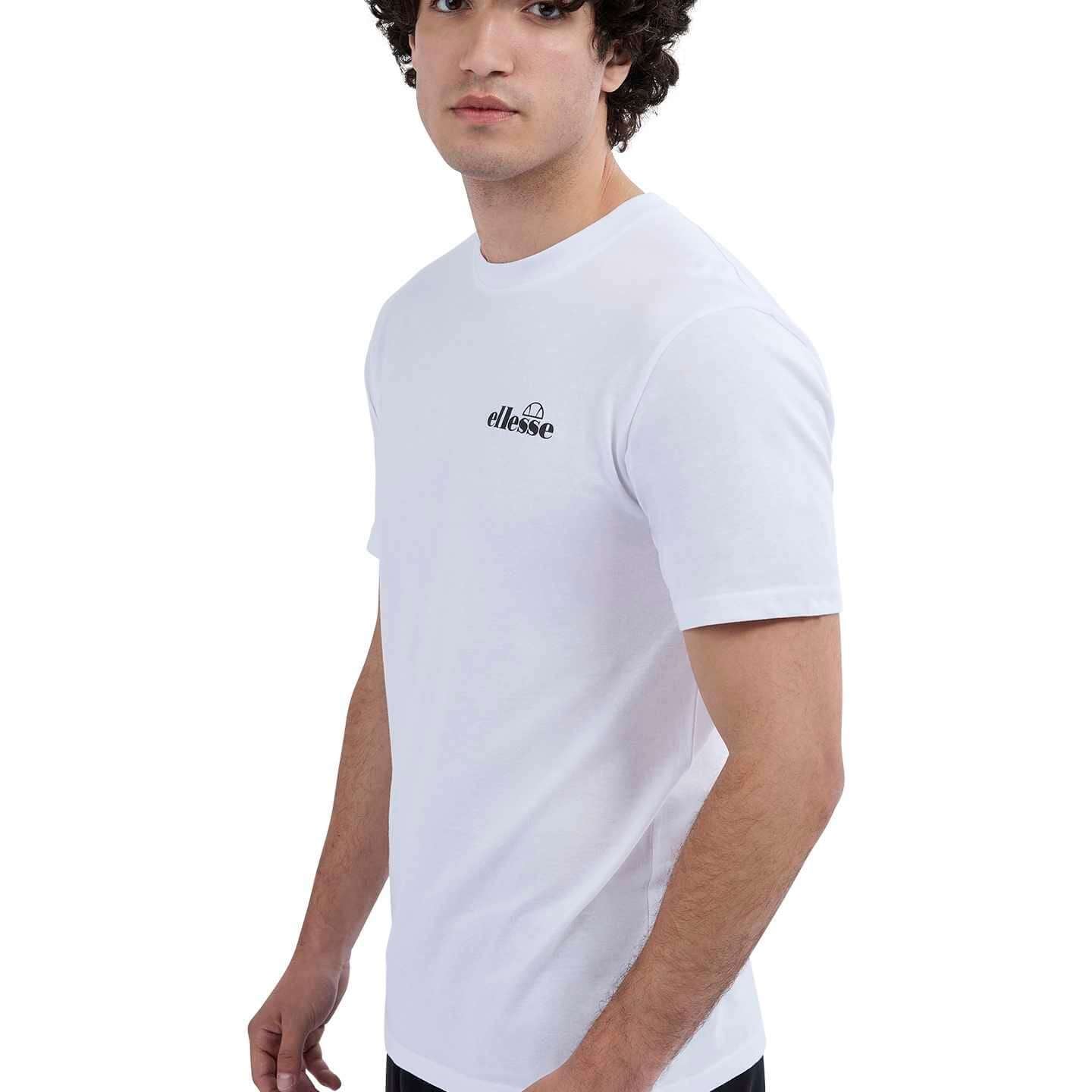 Ellesse Men's 3 Pack Azzini 100% Cotton T-Shirts - White