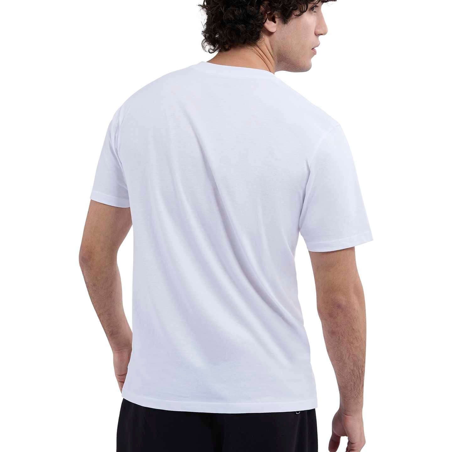 Ellesse Men's 3 Pack Azzini 100% Cotton T-Shirts - White