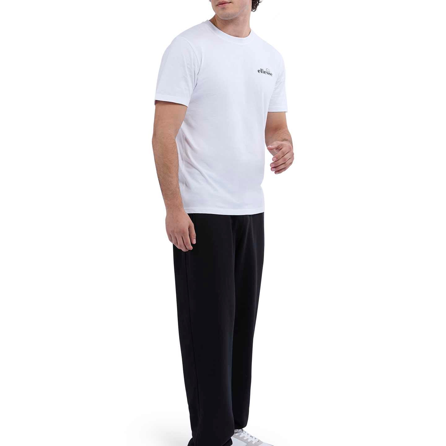 Ellesse Men's 3 Pack Azzini 100% Cotton T-Shirts - White