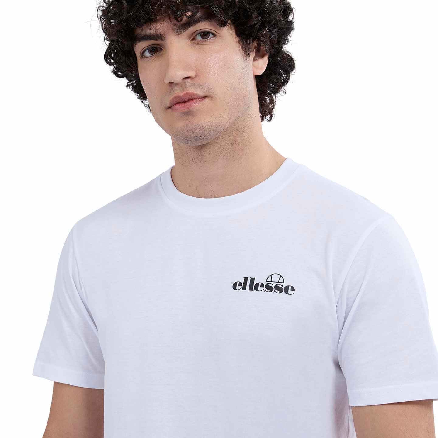 Ellesse Men's 3 Pack Azzini 100% Cotton T-Shirts - Black / White / Grey
