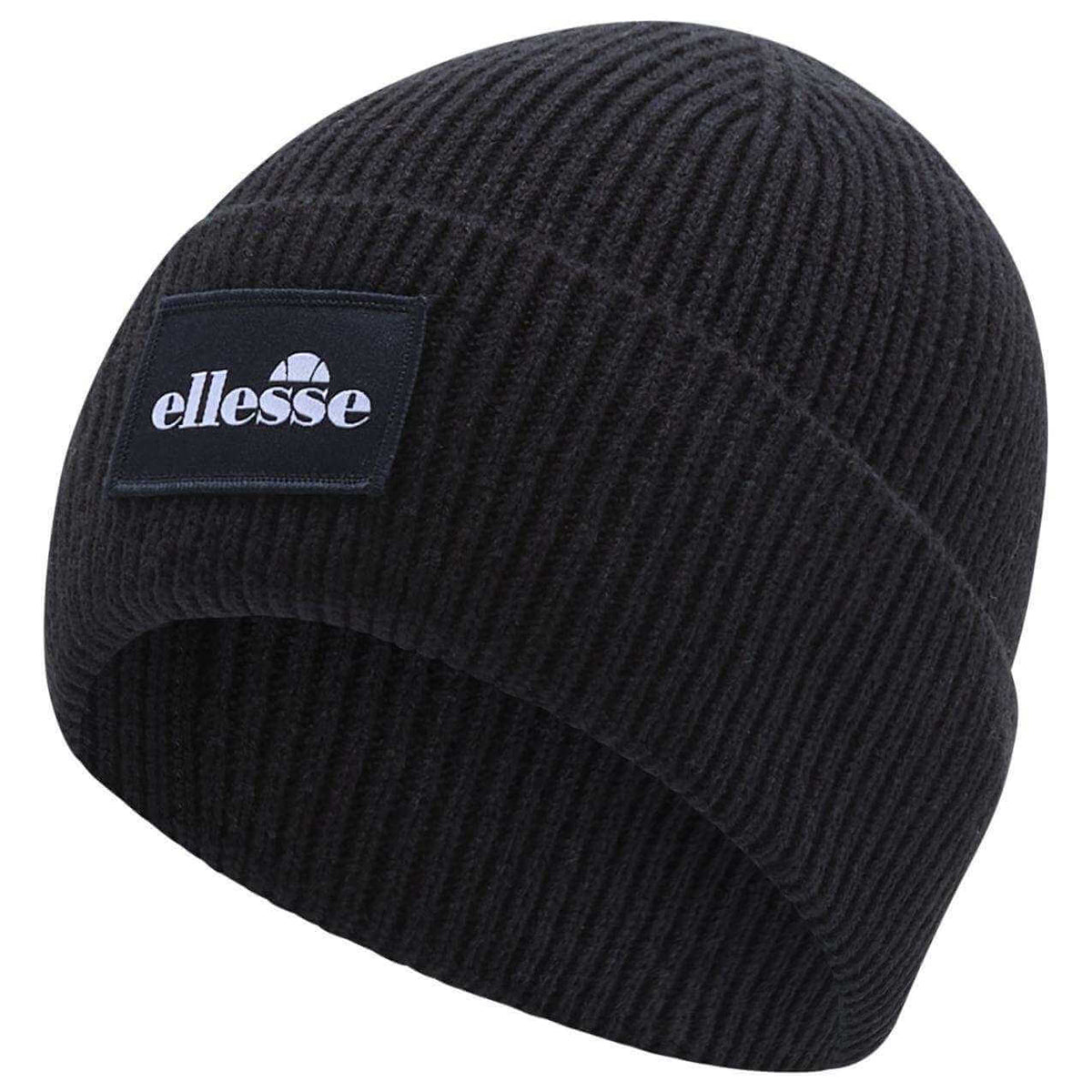 Ellesse Tramarno Beanie Black SHFA4072 ribbed knit hat