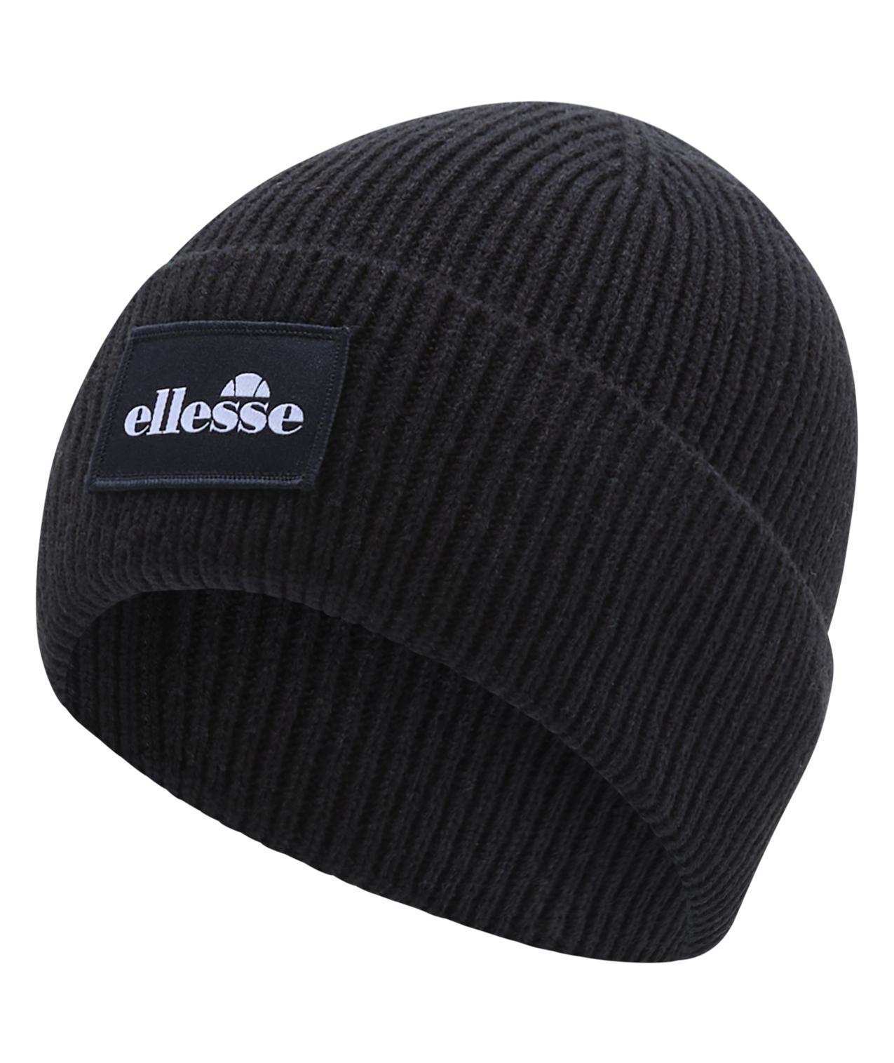 Ellesse Tramarno Beanie Black SHFA4072 ribbed knit hat