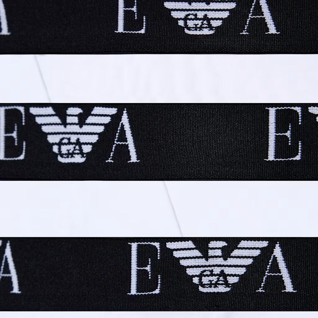 Emporio Armani 3 Pack Briefs White waistband detail