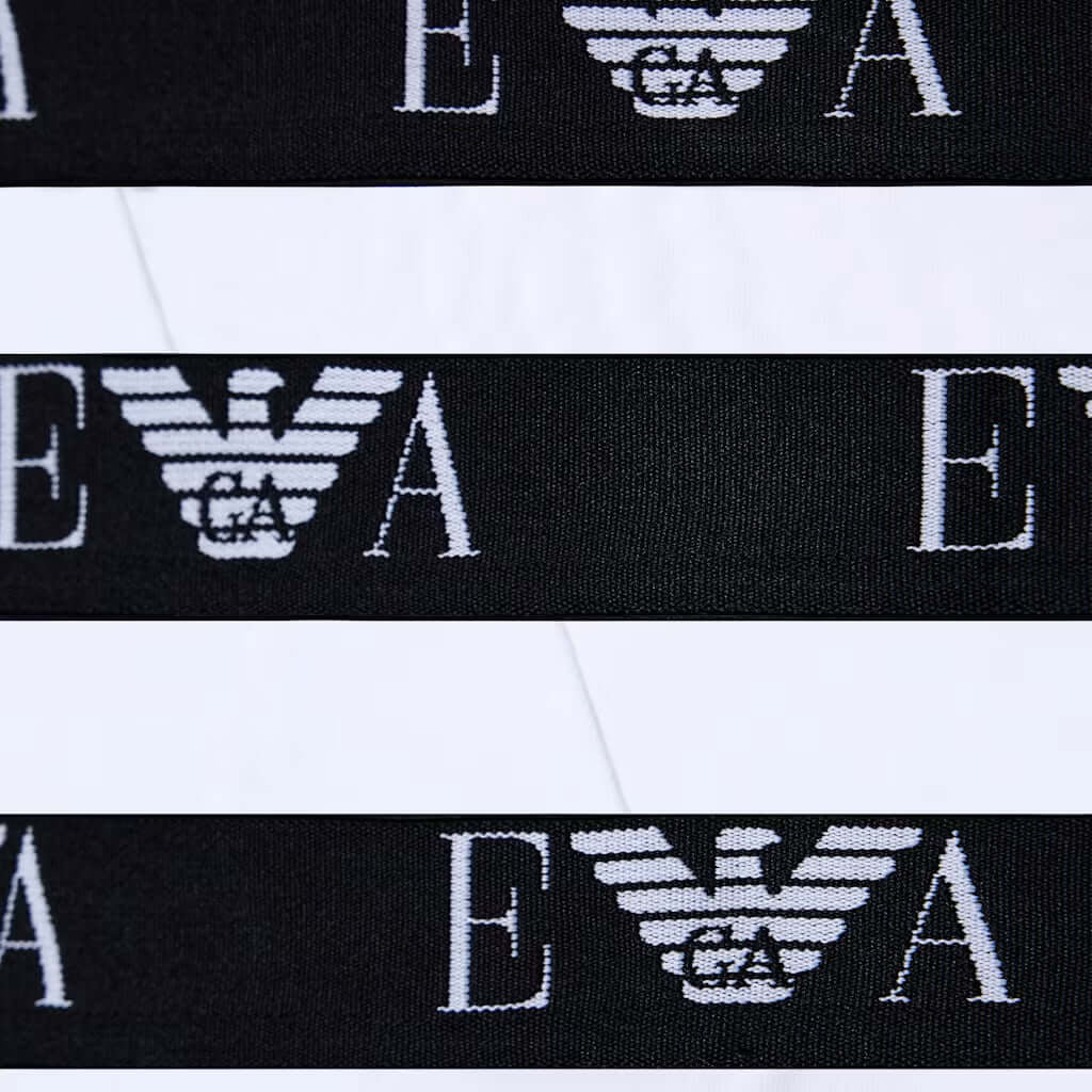 Emporio Armani 3 Pack Briefs White waistband detail