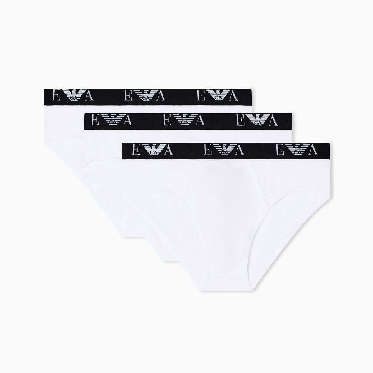 Emporio Armani 3 Pack Briefs White product view