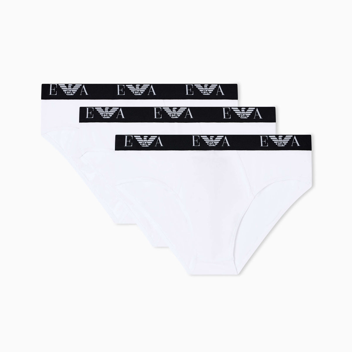Emporio Armani 3 Pack Briefs White product view
