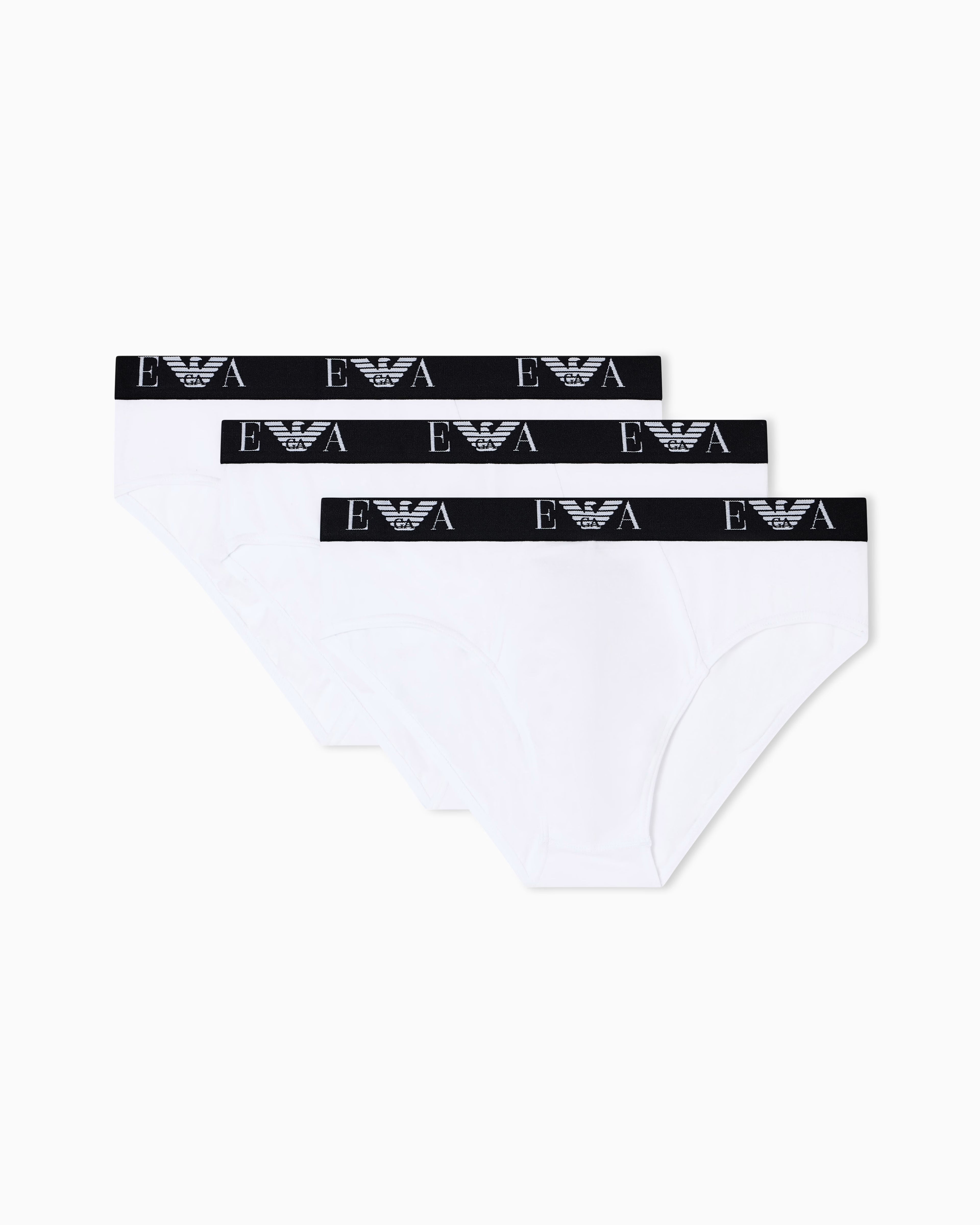 Emporio Armani 3 Pack Briefs White product view
