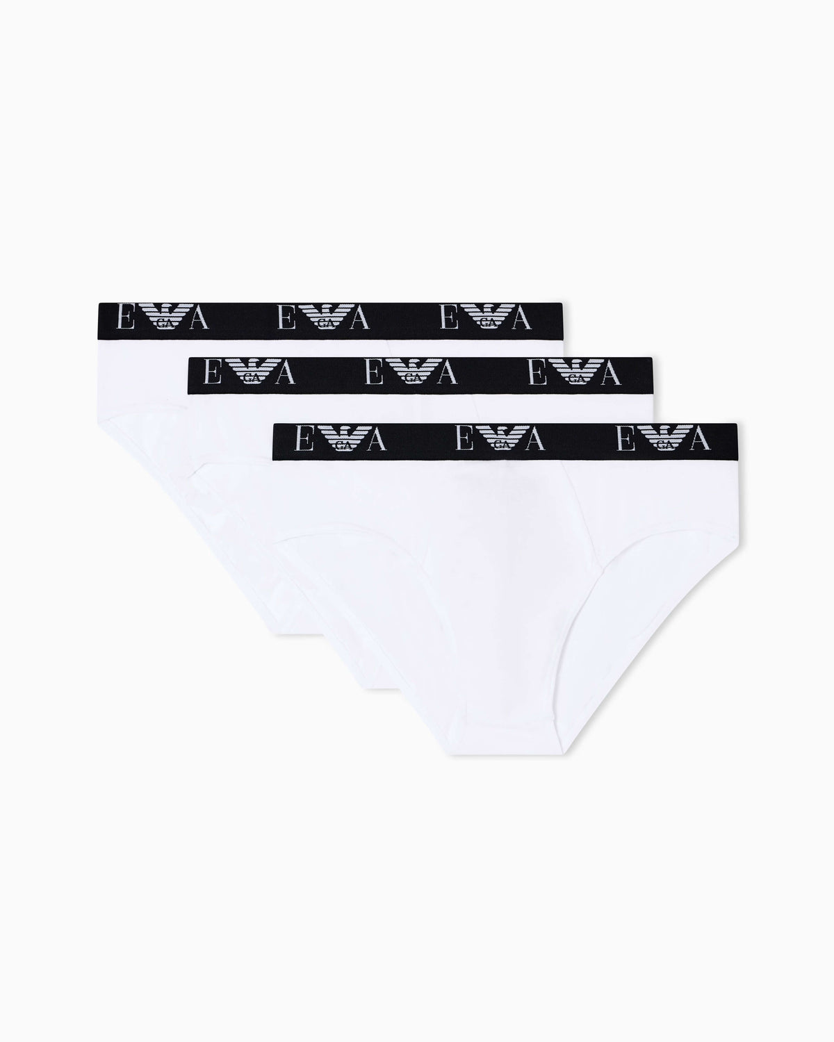 Emporio Armani 3 Pack Briefs White product view