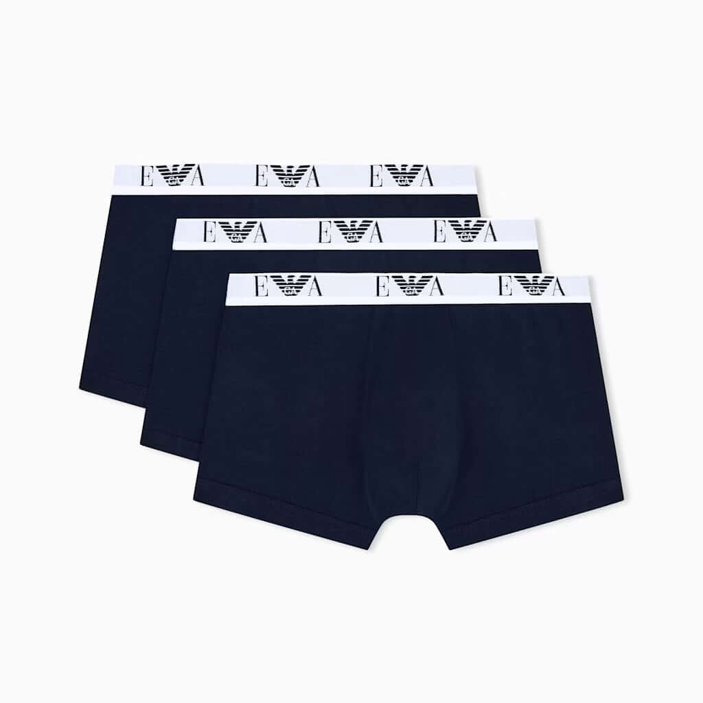 Emporio Armani AF14131 3 pack trunks Armani Blue