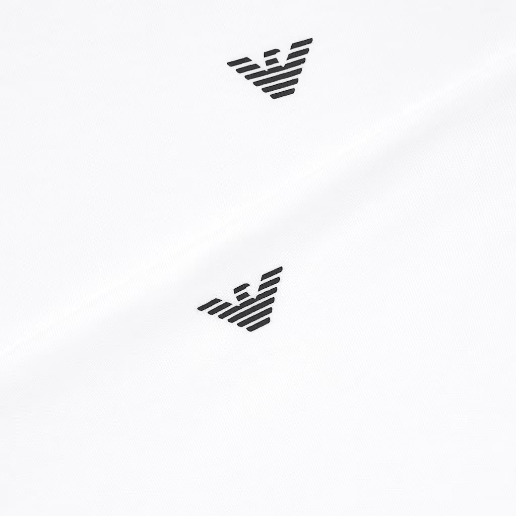 Emporio Armani AF14132 White T-shirt chest logo detail
