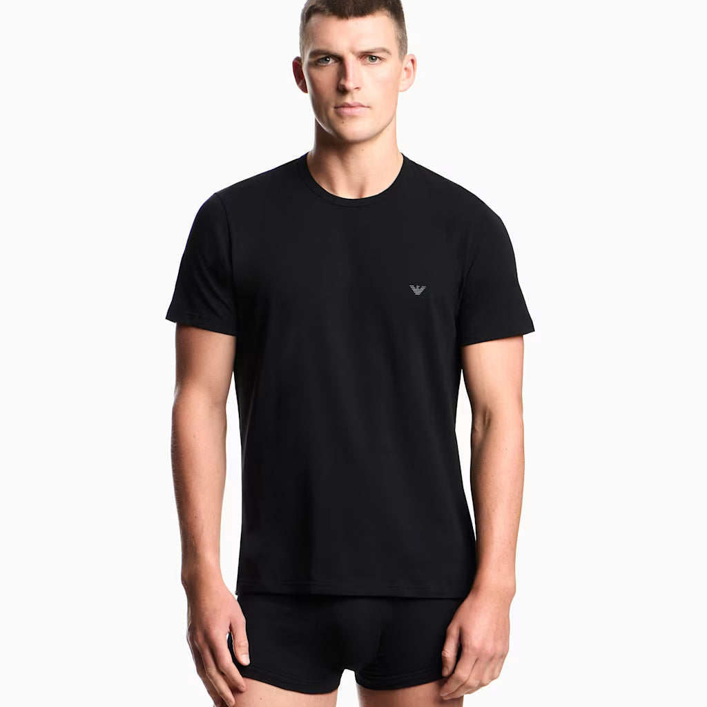 Emporio Armani AF14132 Black T-shirt back view
