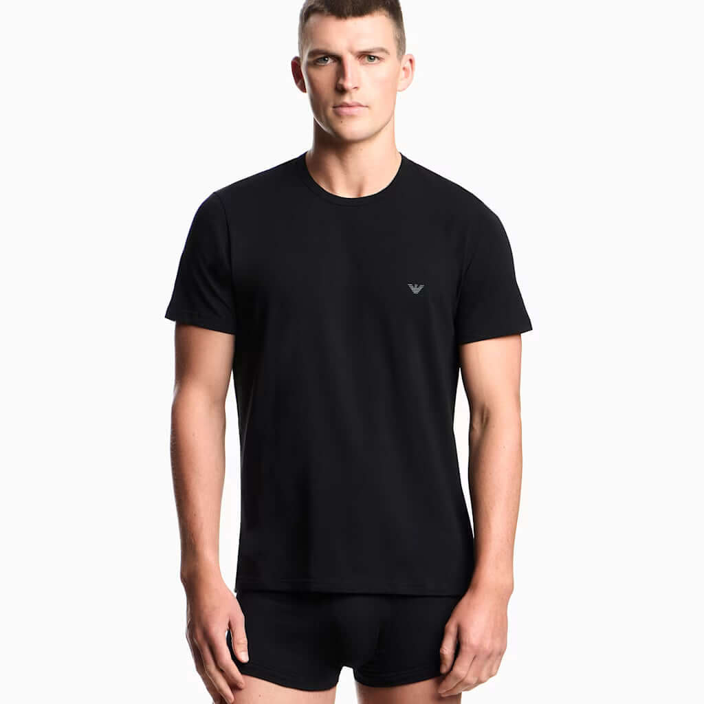Emporio Armani AF14132 Black T-shirt back view