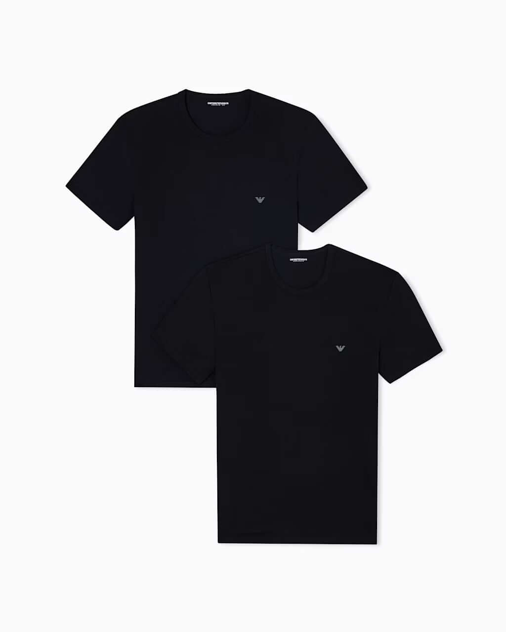 Emporio Armani AF14132 2 pack T-shirts Black Black