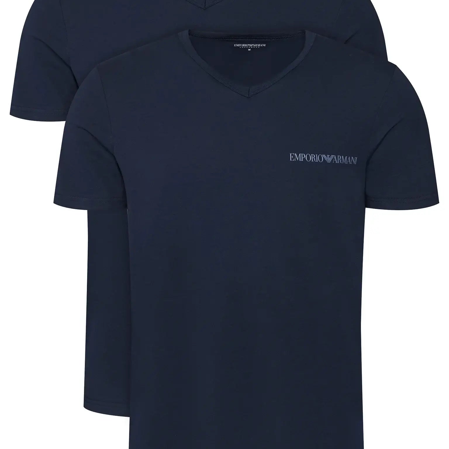 Emporio Armani 2-Pack Crew Neck Stretch Cotton Lounge T-Shirts