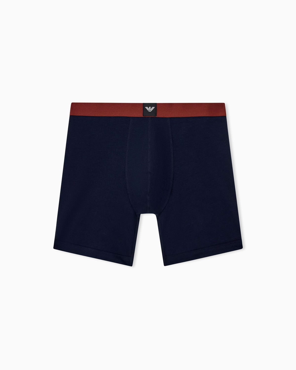 Emporio Armani 3 Pack Stretch Cotton Boxer Briefs – White/Blue/Brick