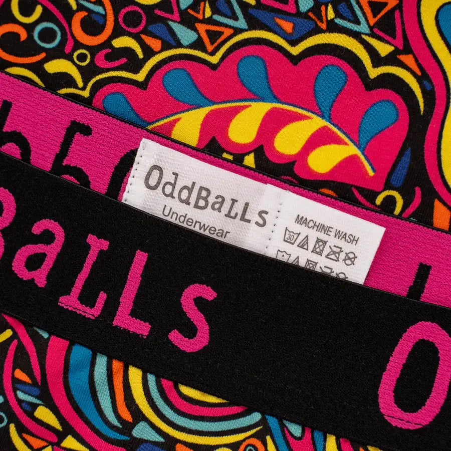 Oddballs Enchanted Mens Boxer Shorts - Cotton Stretch Trunks