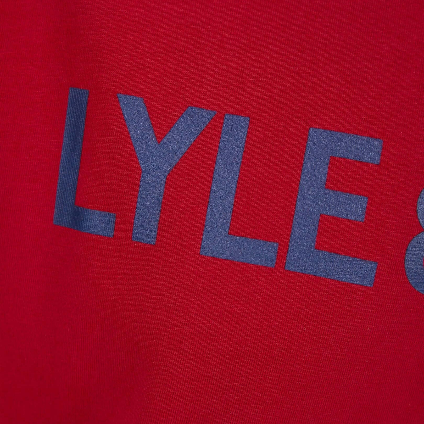 Lyle & Scott Blue Eric Loungewear - Logo T-Shirt & Pant Set