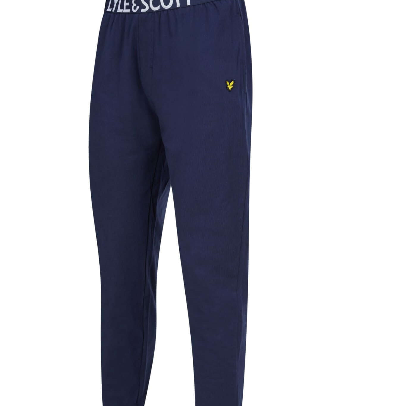 Lyle & Scott Blue Eric Loungewear - Logo T-Shirt & Pant Set