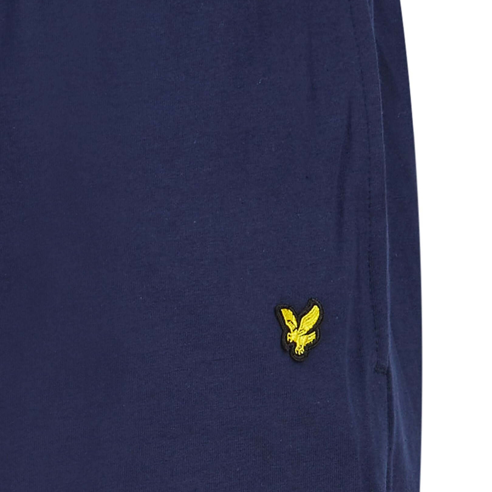 Lyle & Scott Blue Eric Loungewear - Logo T-Shirt & Pant Set