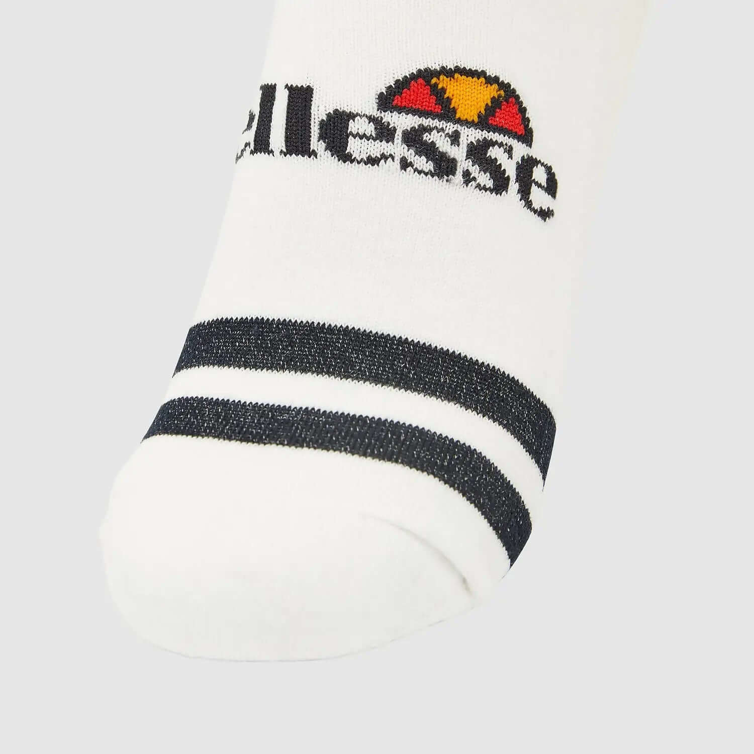 Ellesse Melna 3 Pack Trainer Liner Socks - White