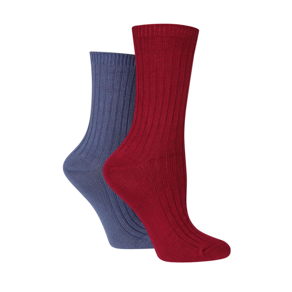 Pringle 2 Pack Bamboo Ladies Light Boot Socks - One Size (4-8)