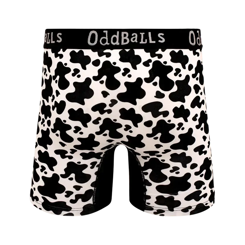 OddBalls Fat Cow – Men’s Bamboo Boxer Shorts