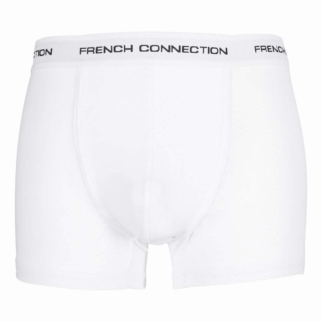 French Connection Mens 3 Pack FC1 Boxers - Black/Grey/White