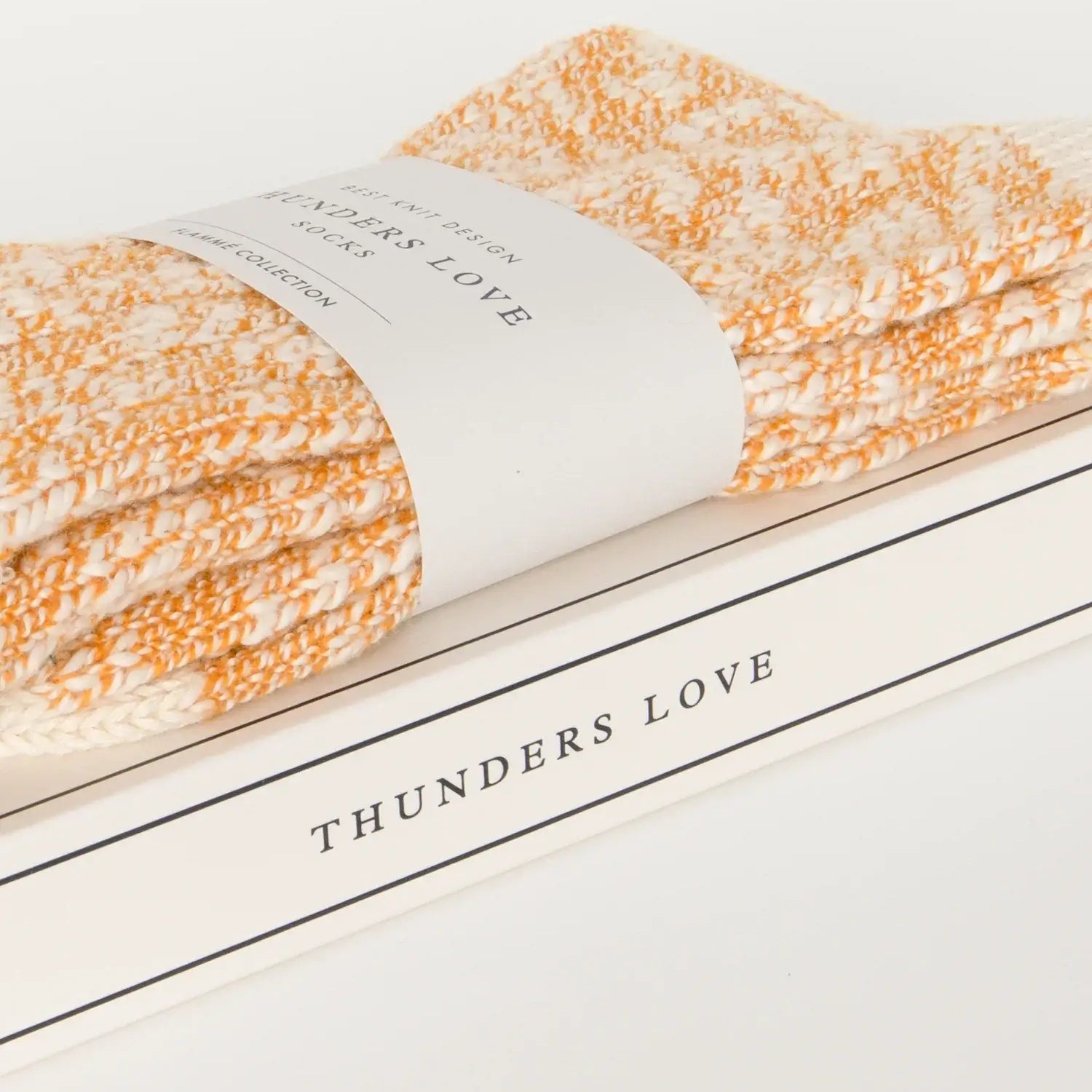 Thunders Love Flammé Collection Douglas Socks – Wool & Cotton Ribbed UK 6–11