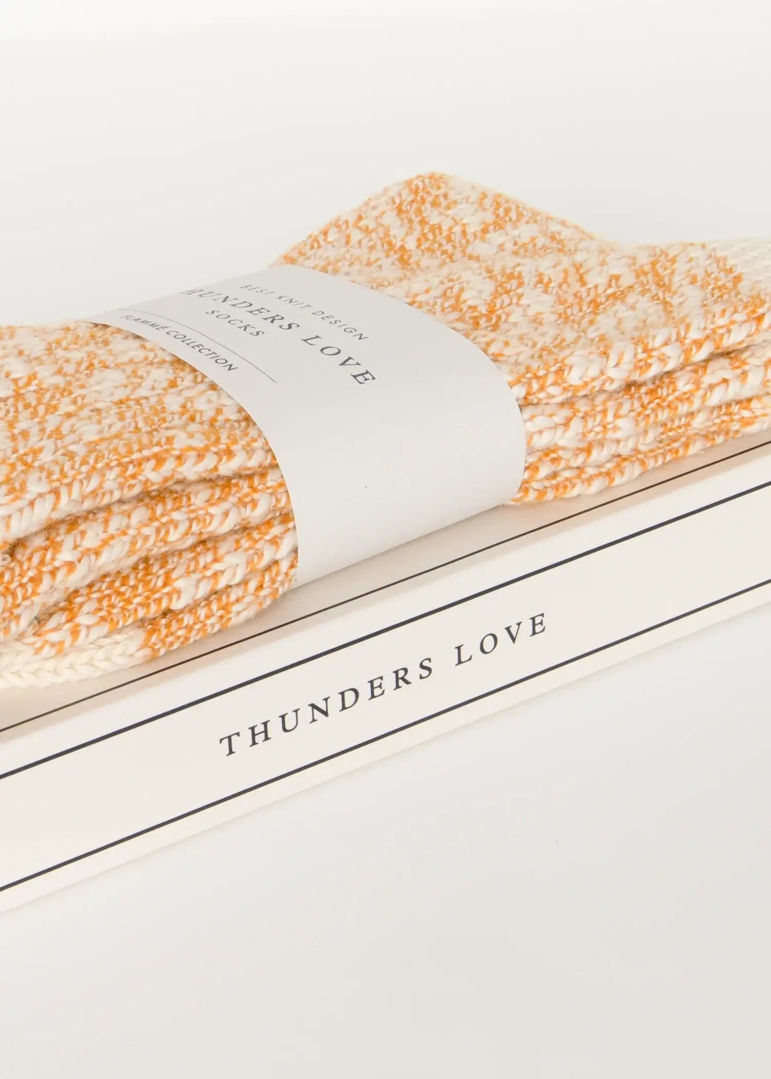 Thunders Love Flammé Collection Douglas Socks – Wool & Cotton Ribbed UK 6–11