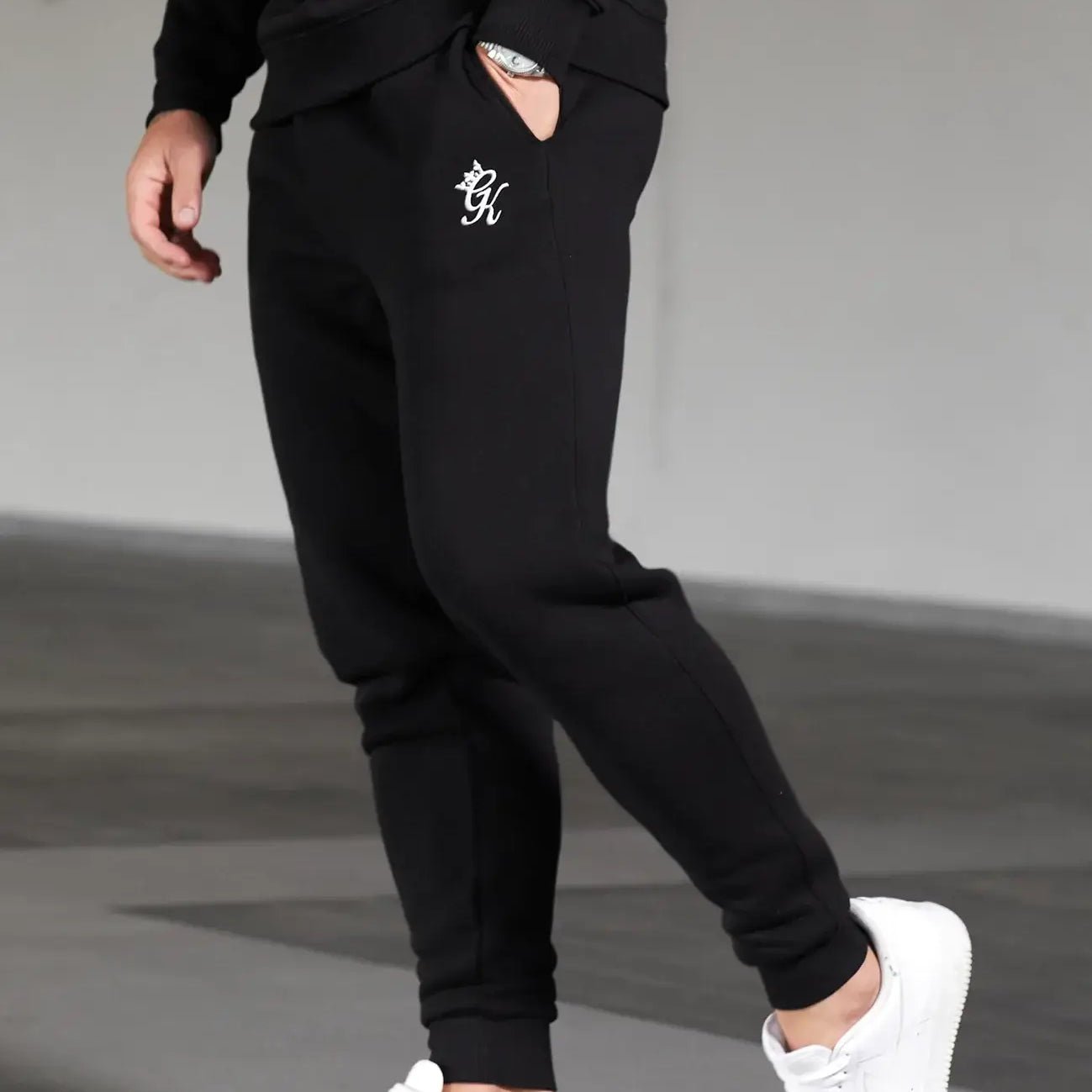 Gym King Fundamental Fleece Jogger Black