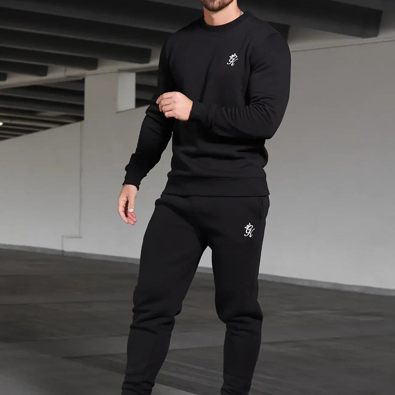 Gym King Fundamental Fleece Jogger Black