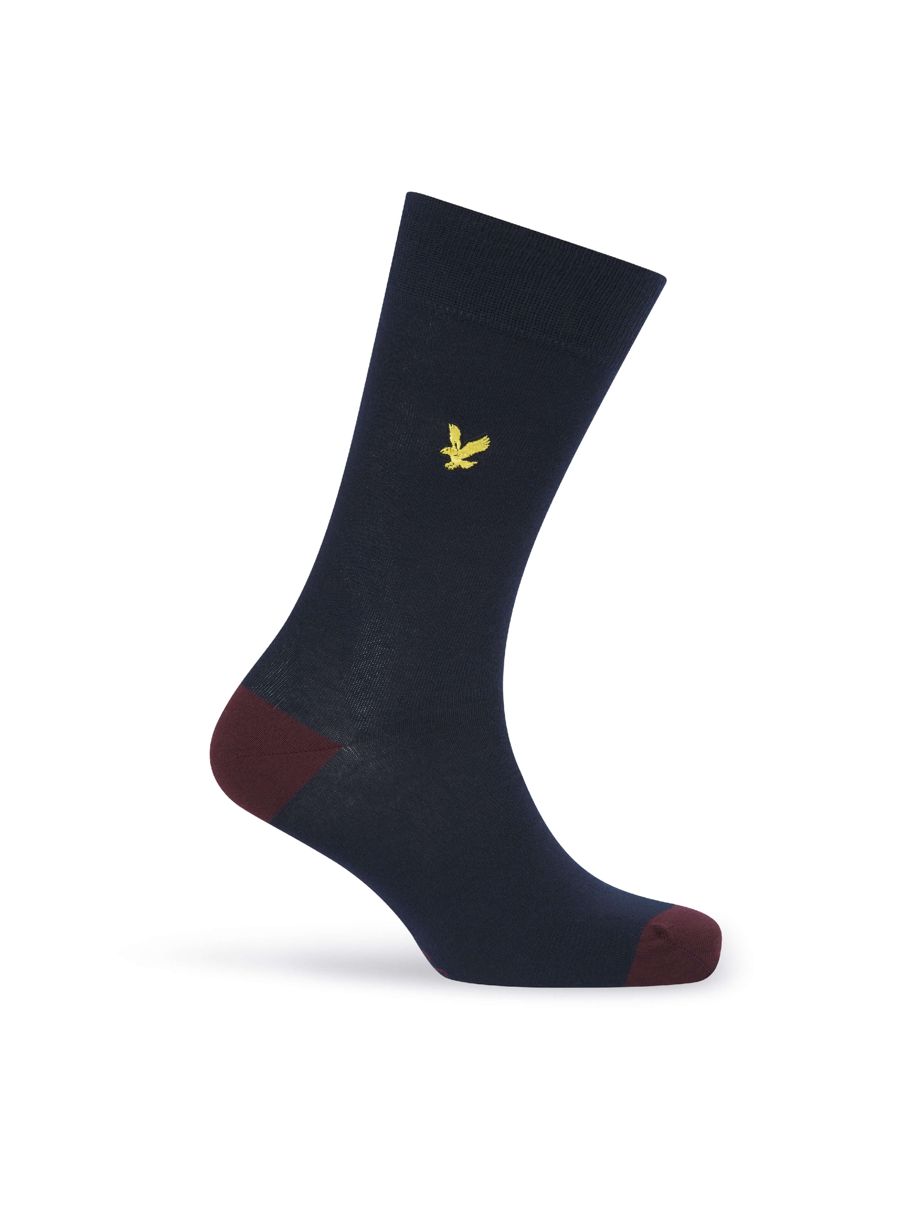 Lyle & Scott Graham 5 Pack Contrast Heel and Toe Socks