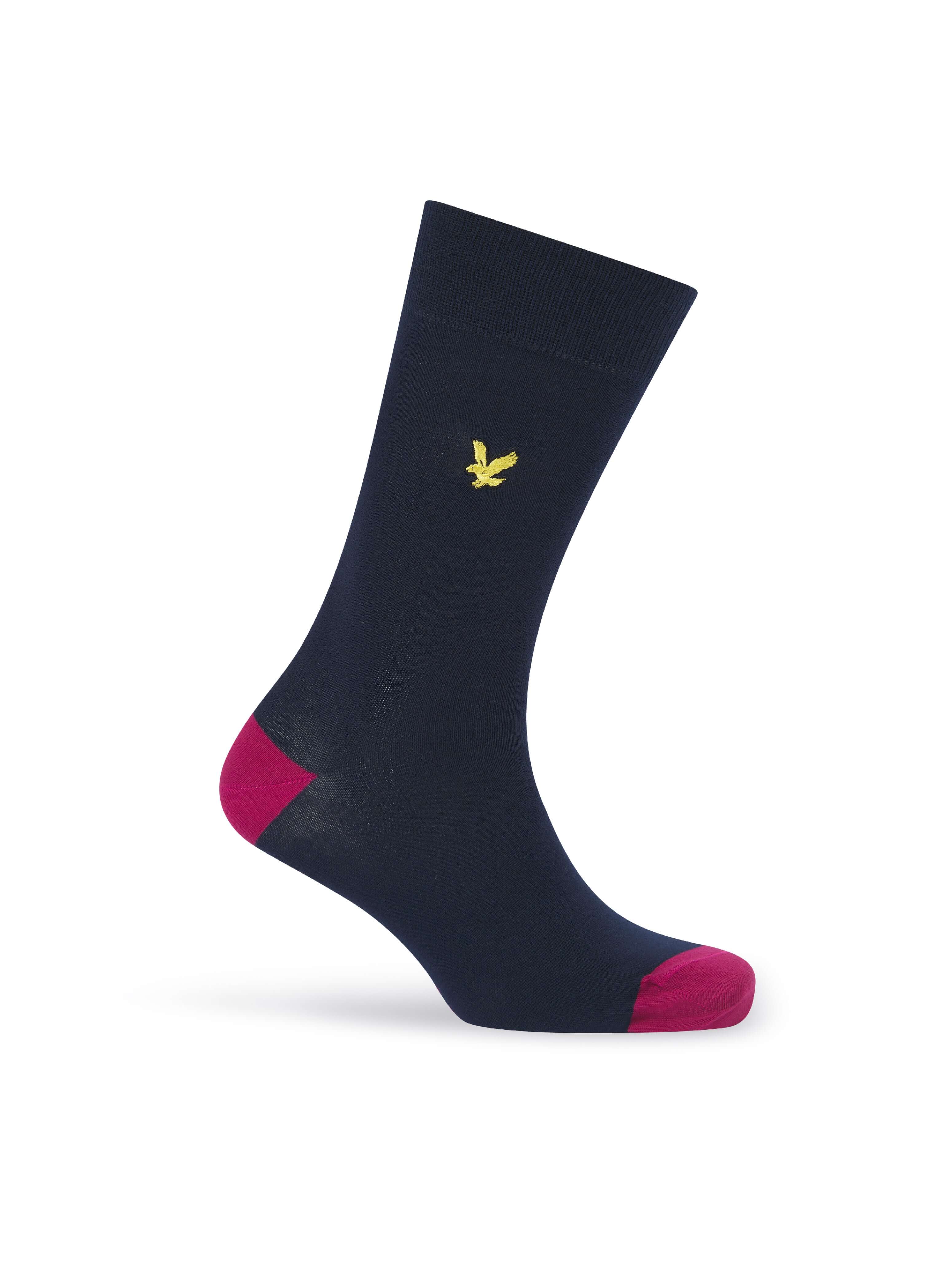 Lyle & Scott Graham 5 Pack Contrast Heel and Toe Socks