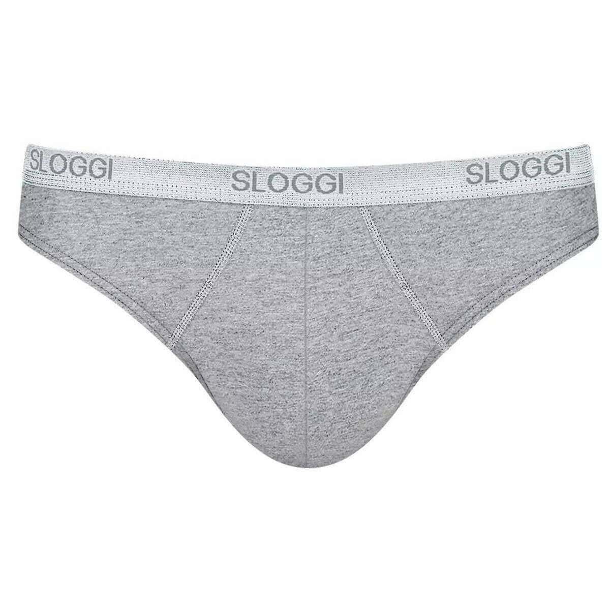 Sloggi Men's 2 Pack Mini Briefs - Grey