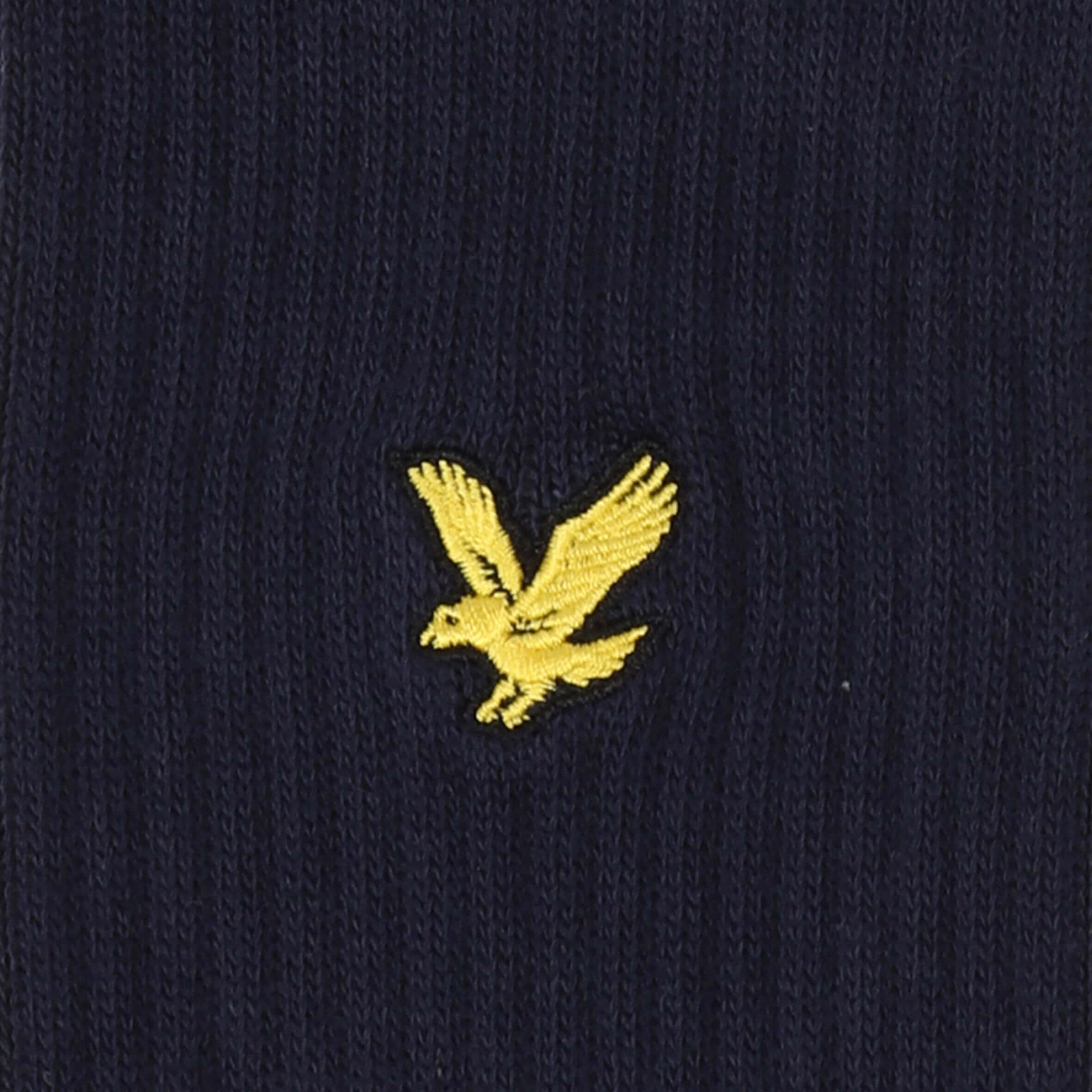 Lyle & Scott 3 Pack Hamilton Crew Socks - Peacoat | Everyday Comfort