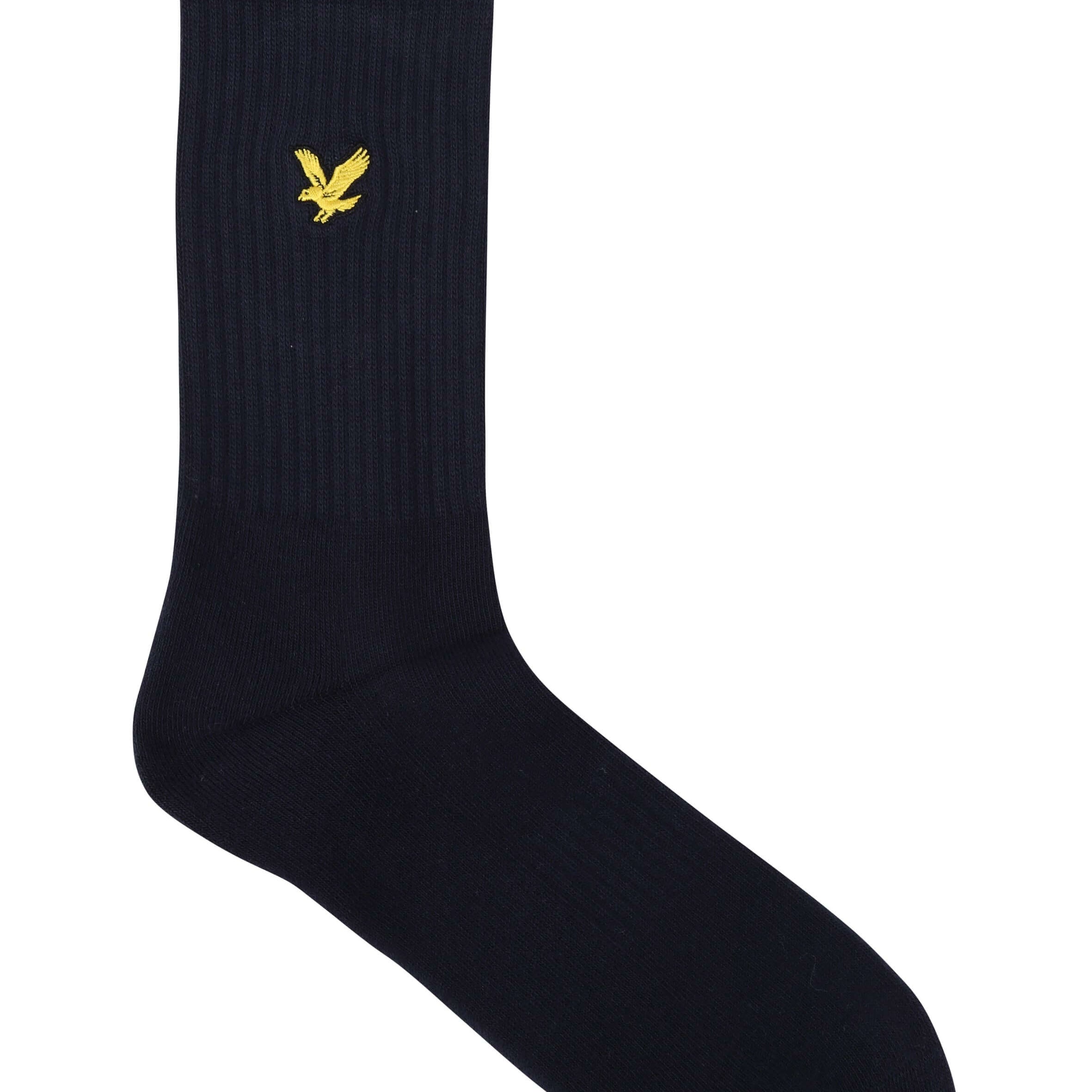 Lyle & Scott 3 Pack Hamilton Crew Socks - Peacoat | Everyday Comfort
