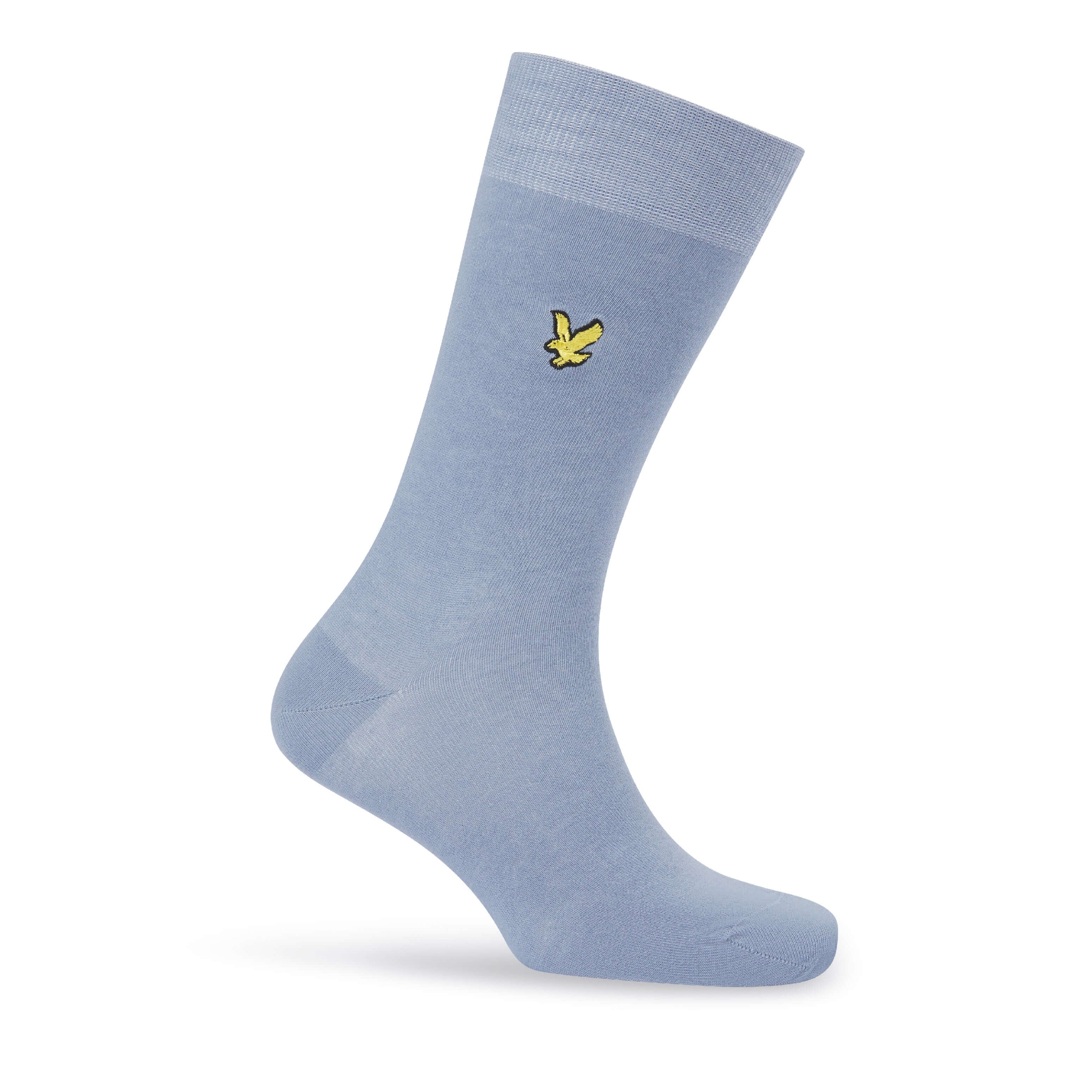 Lyle & Scott 5 Pack Mix Crew Socks - Argyle / Grey / Stripe / Tempest / Peacoat