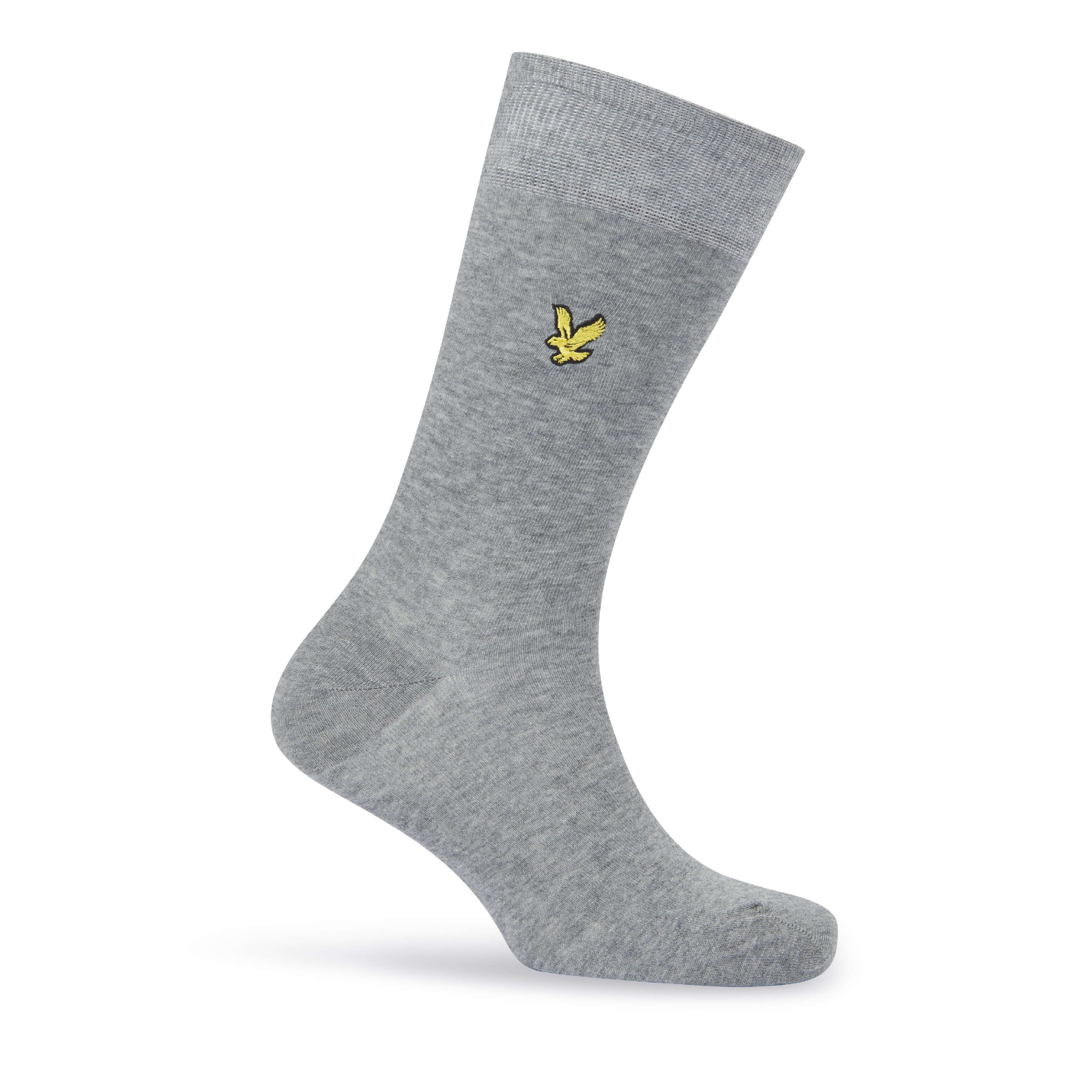 Lyle & Scott 5 Pack Mix Crew Socks - Argyle / Grey / Stripe / Tempest / Peacoat