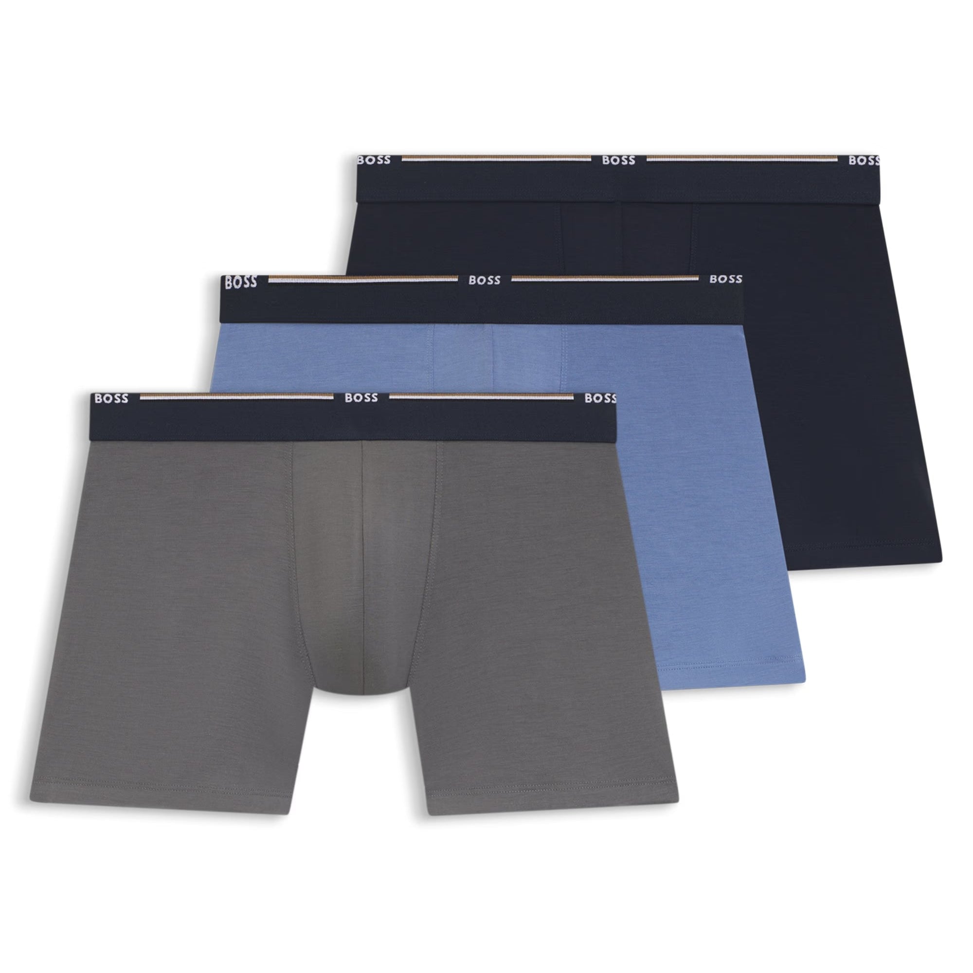 BOSS 3-Pack Bamboo Blend Boxer Briefs 50534503-988 front pack